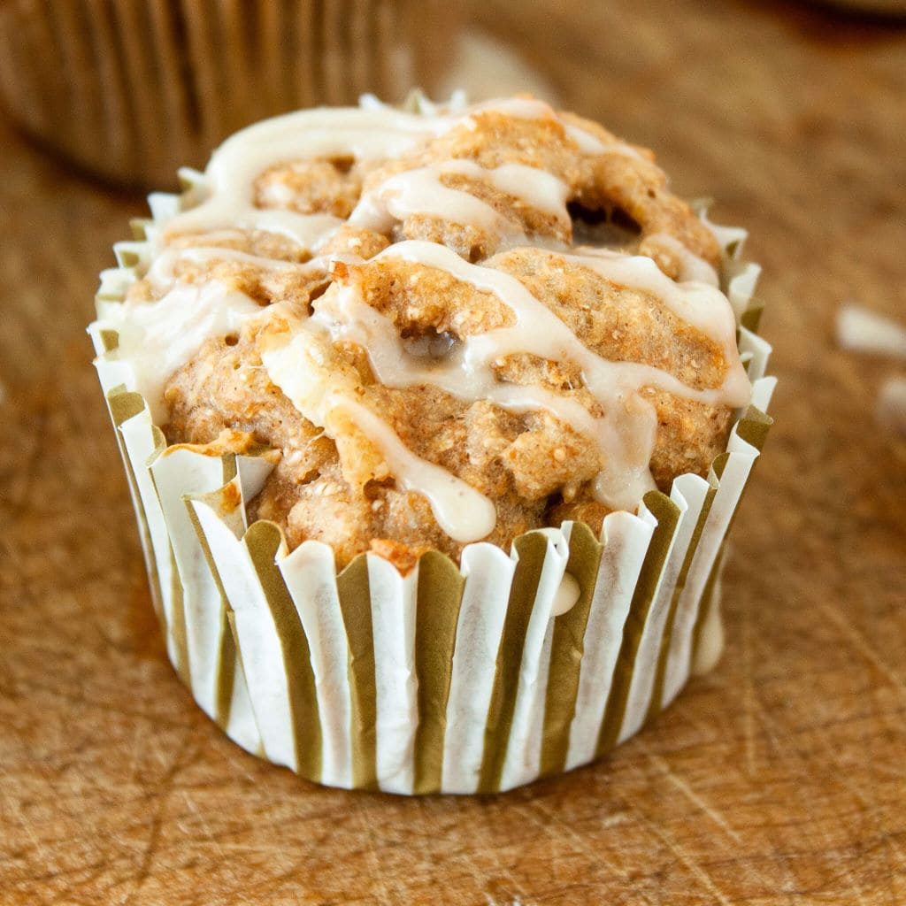 Photo of fresh pear muffins