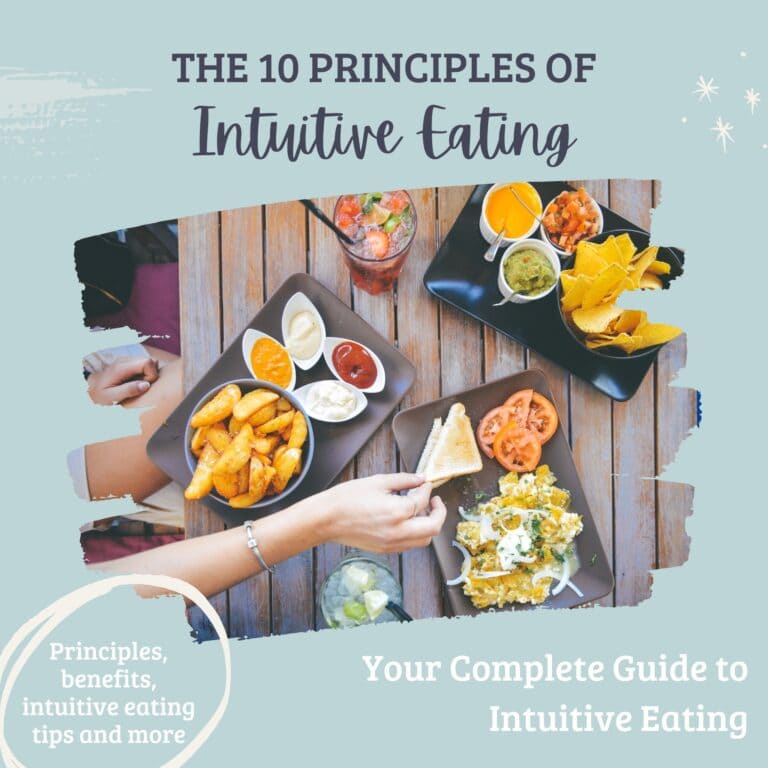 The 10 Principles of Intuitive Eating Blog Cover Photo